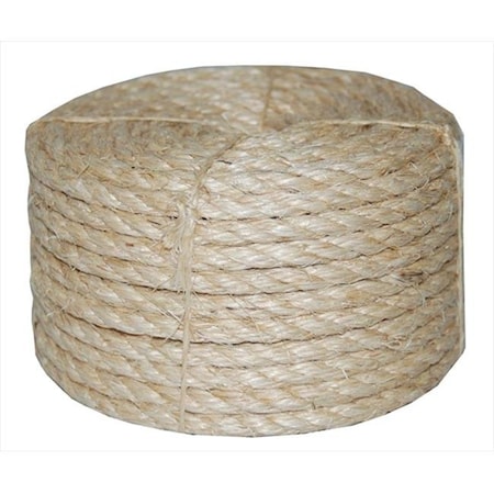 375 In. X 50 Ft. Twisted Sisal Rope
